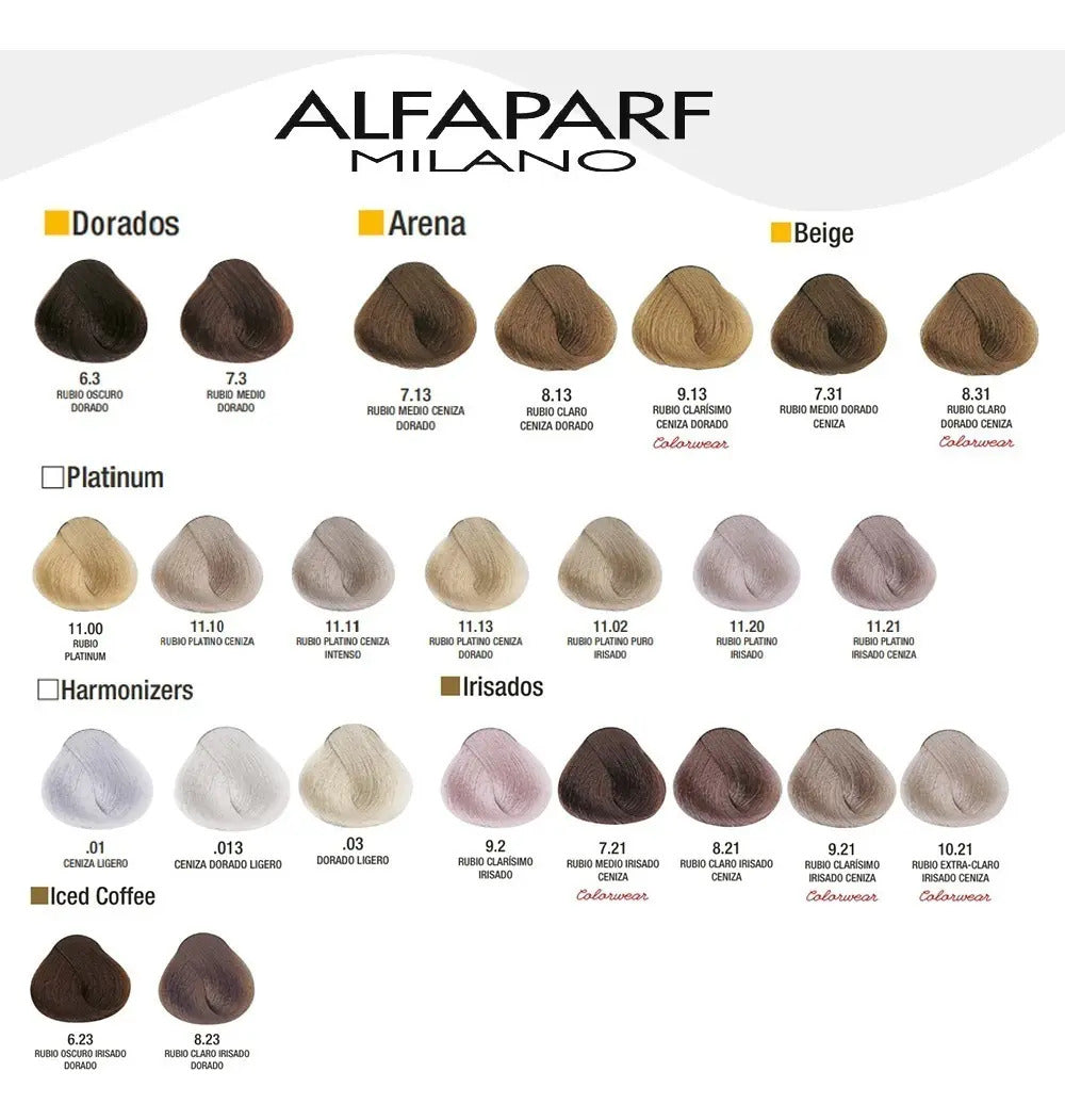 Kit Tintura Alfaparf Evolution of Color 60ml + Oxidante 90ml Profesional