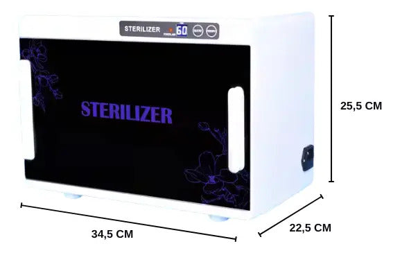 Esterilizador Profesional UV + Ozono de Doble Bandeja para Barbería y Estética