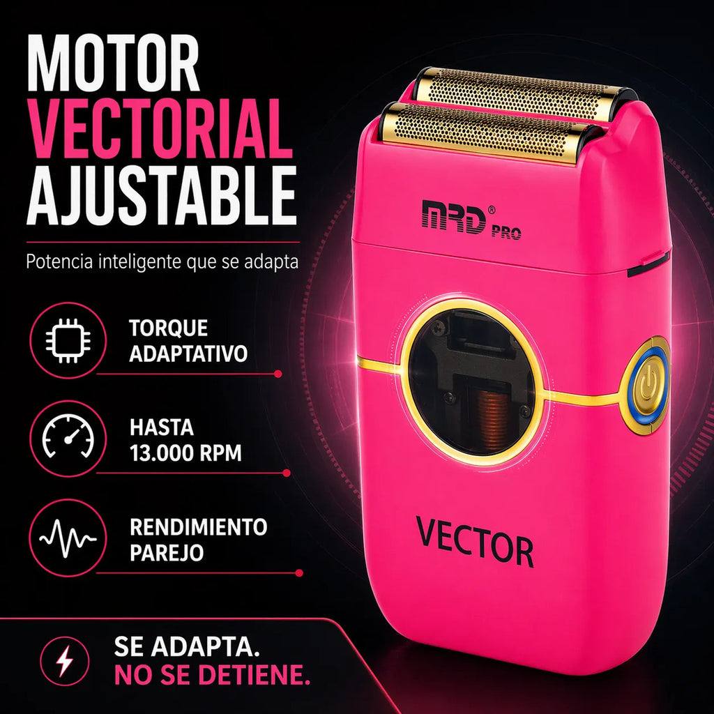 Afeitadora Shaver Profesional Rasuradora Mrd 13.000 Rpm Pink