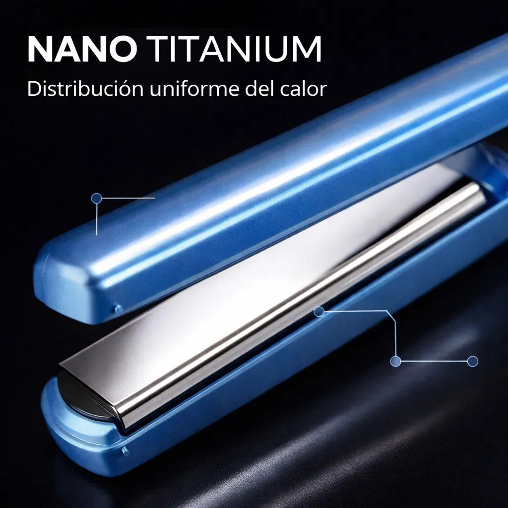 Plancha Alisadora Cabello Babyliss Profesiona Placas Titanio