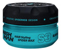 Cera Nishman S3 Spider Wax Blue Web 150ml - Efecto Telaraña y Brillo Intenso