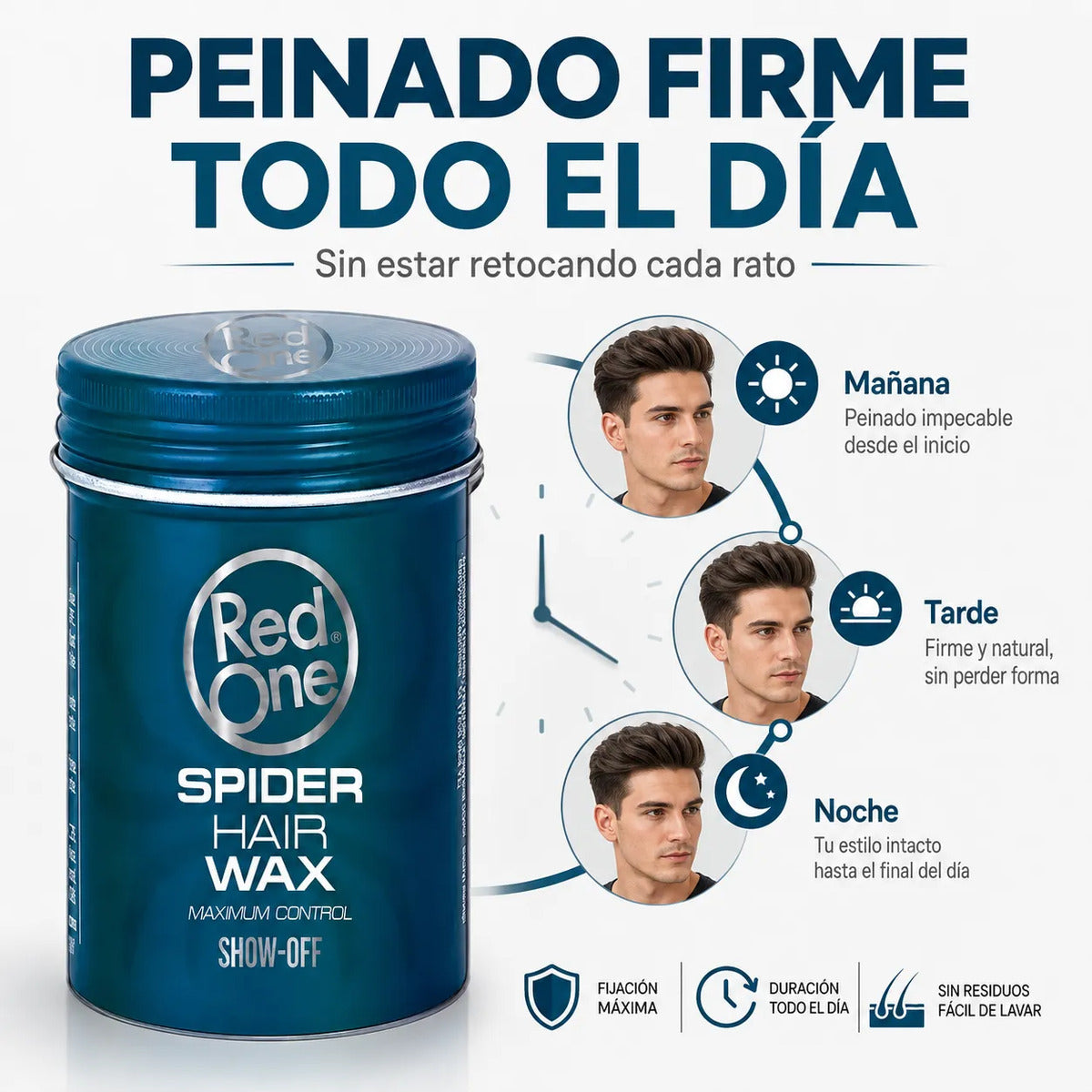 Cera Fijador Peinado Red One Maximum Control Look 100ml