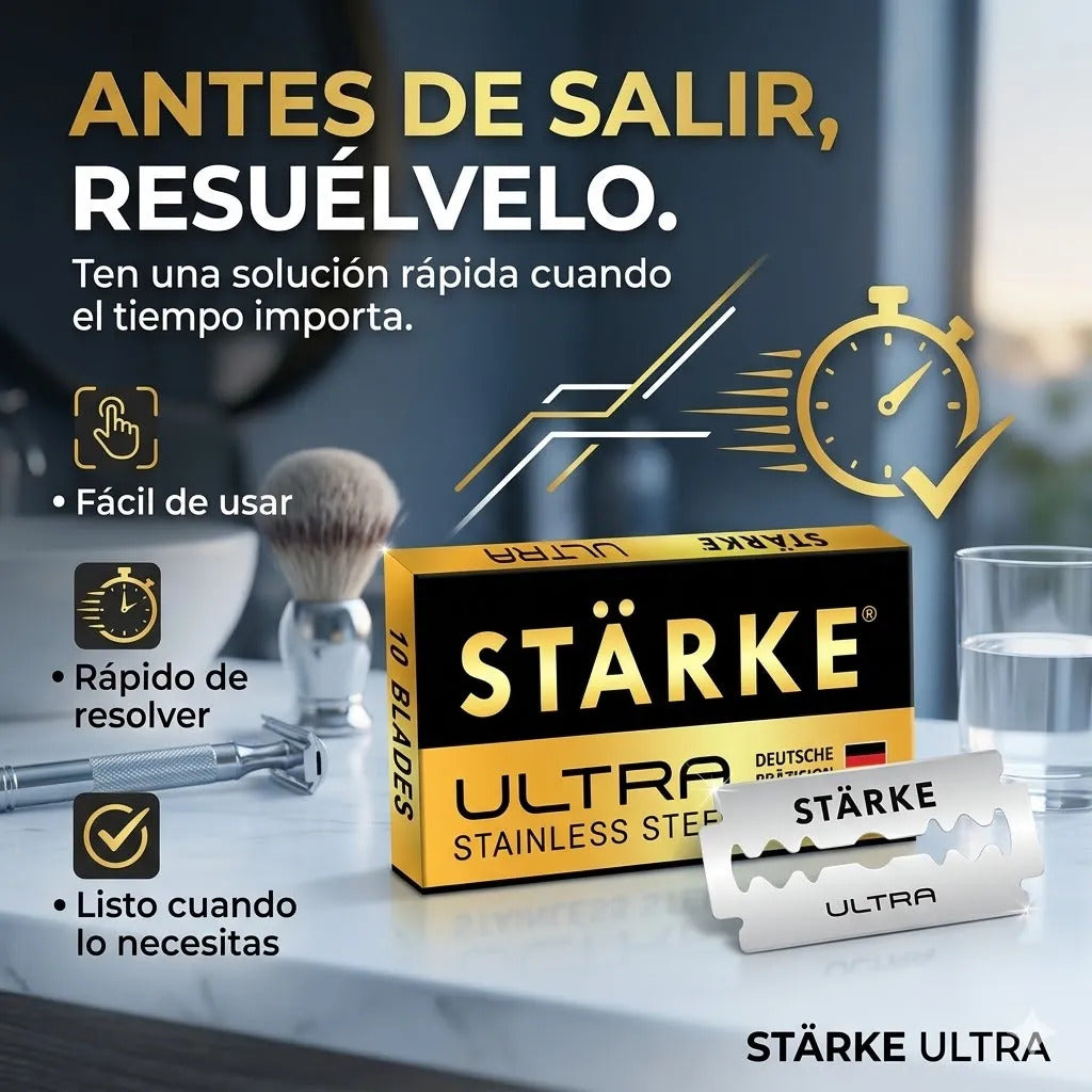 Hojillas De Afeitar Starke Ultra Cuchillas 100pcs Navajas