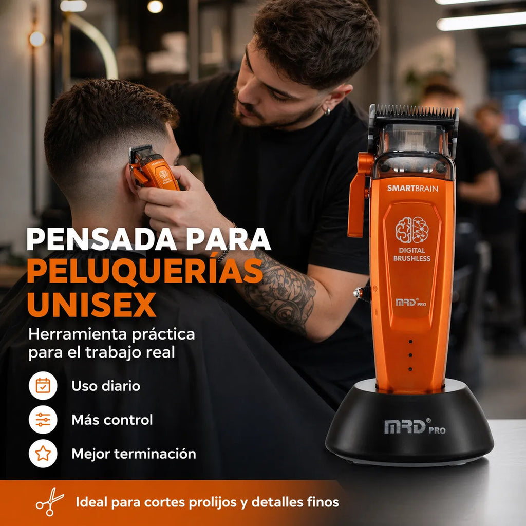 Maquina De Cortar Pelo Mrd Pro Orange Smart Brain Hc-90-4