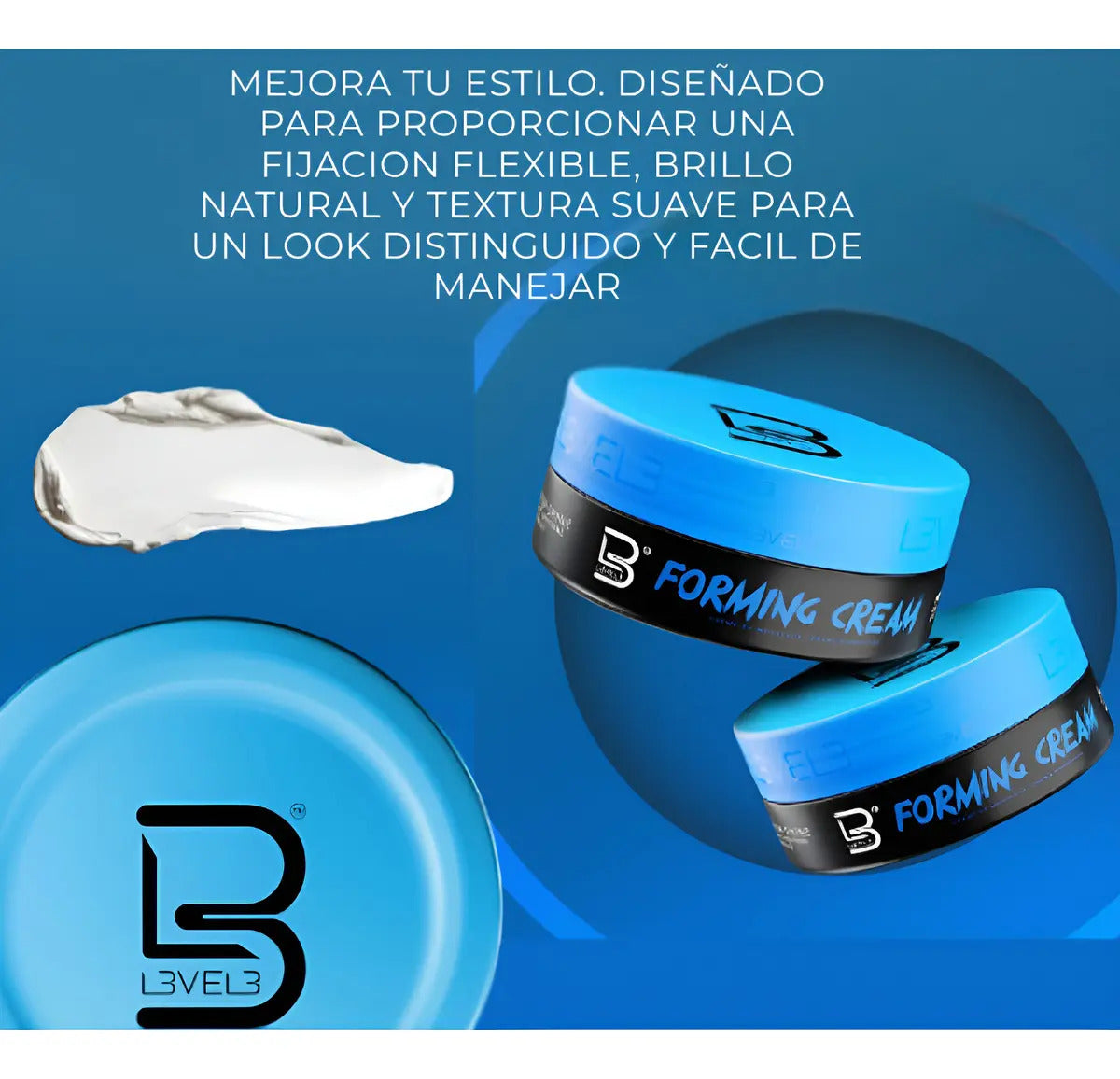 Crema Moldeadora Level 3 Forming Cream - Fijación Flexible y Brillo Medio