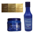 Pack Salomex Matizador Profesional - Shampoo y Crema Azul
