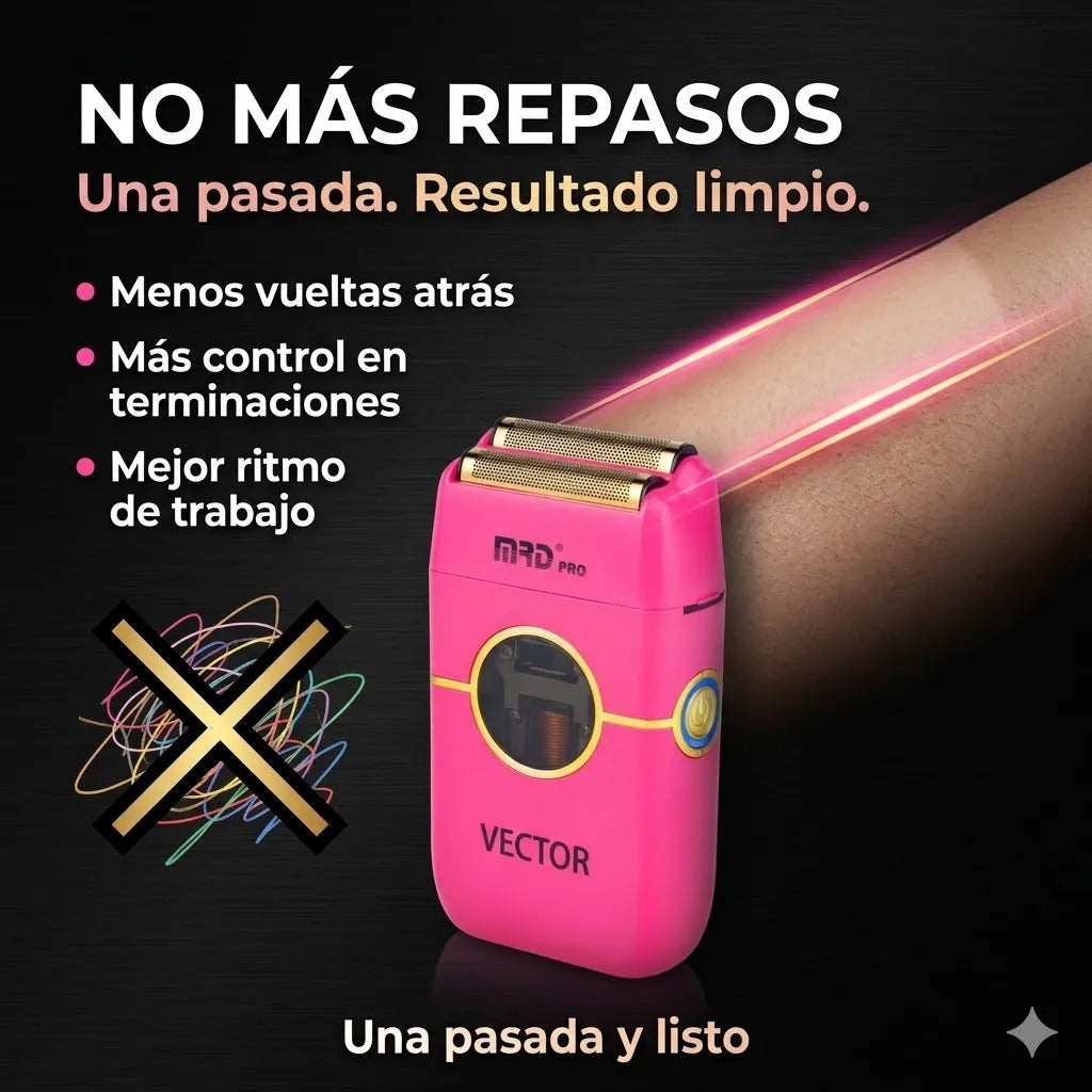 Afeitadora Shaver Profesional Rasuradora Mrd 13.000 Rpm Pink