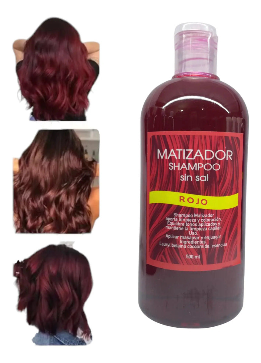 Shampoo Matizador Profesional - Neutralizante de Tonos para Cabello Teñido y Decolorado