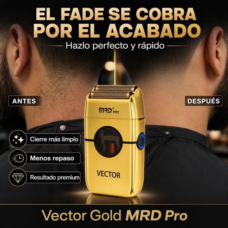 Maquina De Cortar Pelo Mrd Shaver Profesional 13.000rpm Gold
