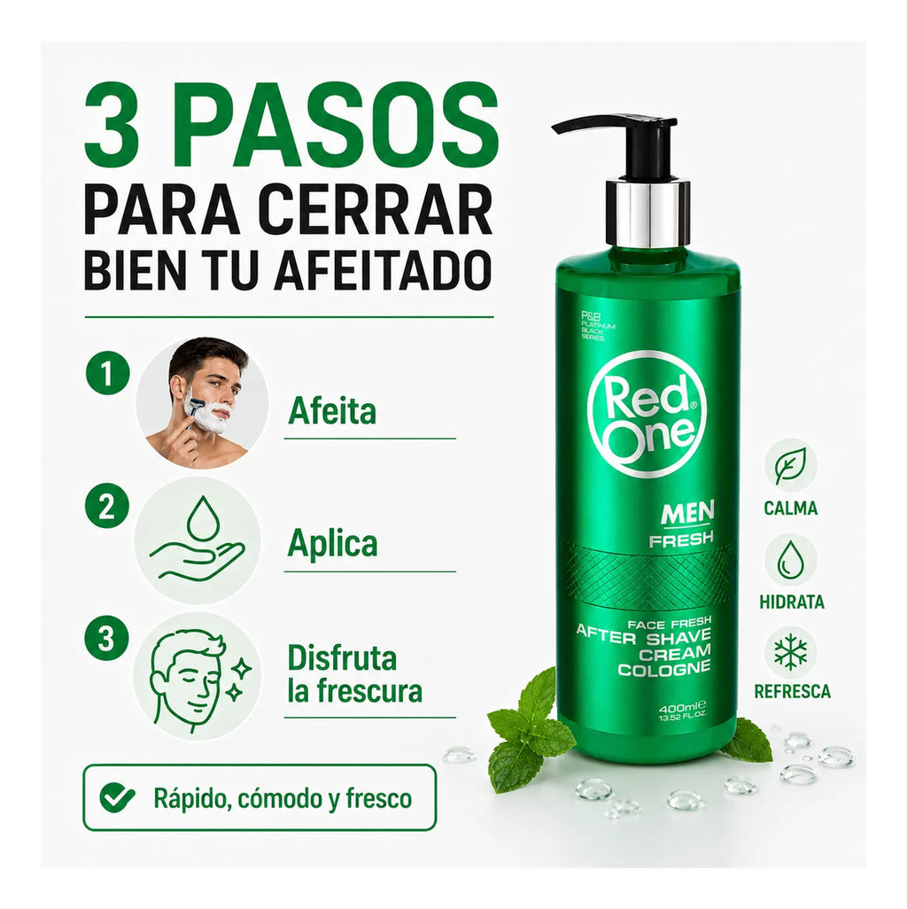 After Shave Hombre Crema Cologne Refrescante 400ml