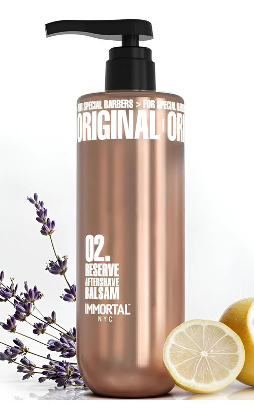 After Shave Bálsamo Immortal NYC Reserve 02 - Hidratante Profesional 500ml
