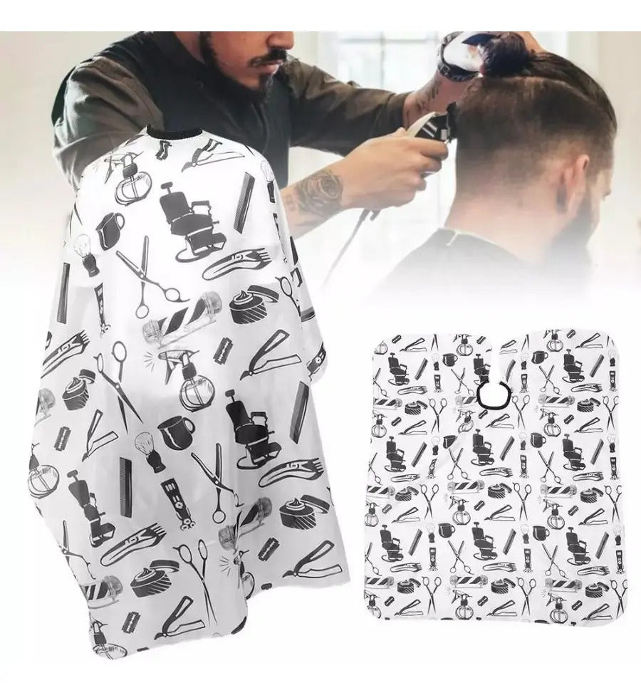 Capa de Corte Profesional Grande y Ajustable para Barbería y Peluquería