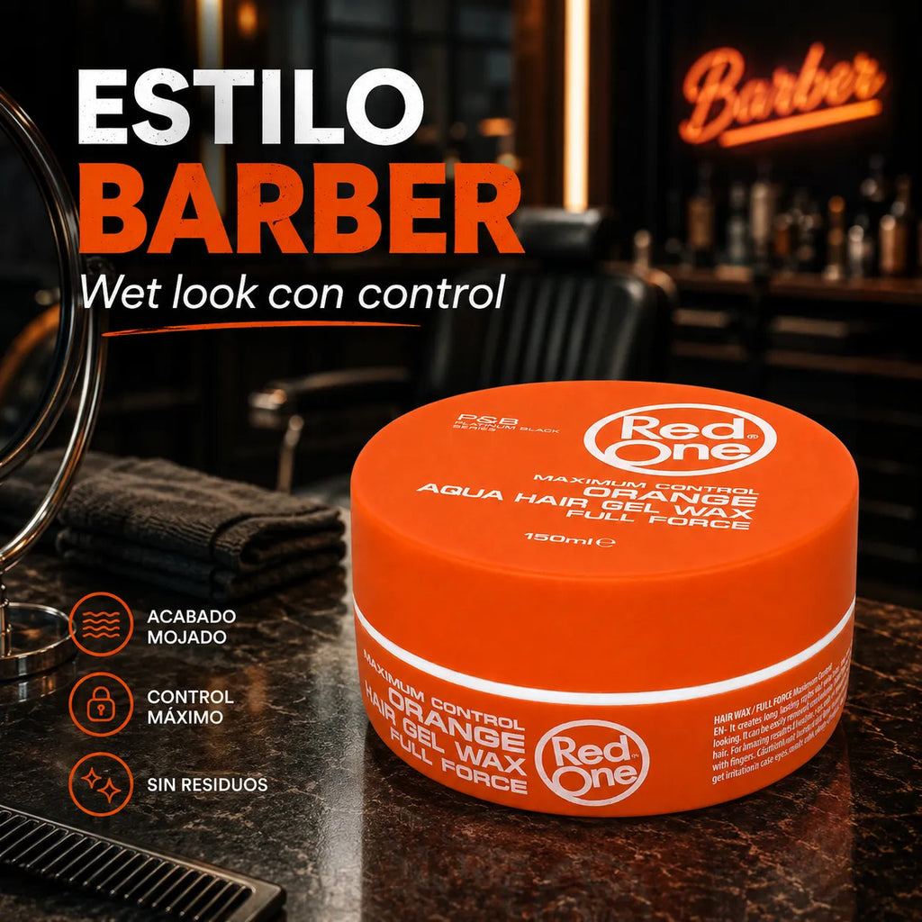 Cera Capilar Red One Orange Hair Wax Full Force 150ml