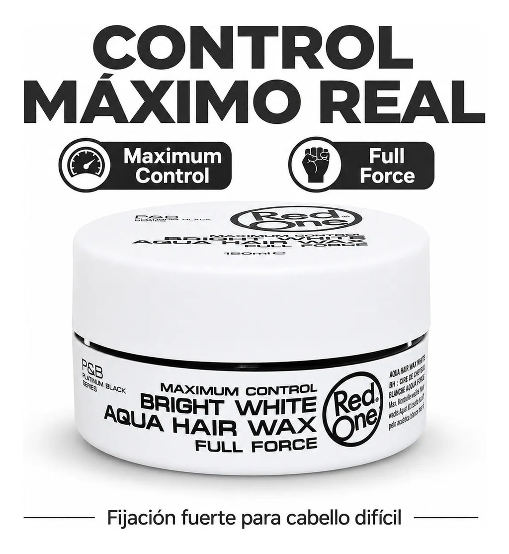 Cera Capilar Red One Bright White Control Fuerte 150ml