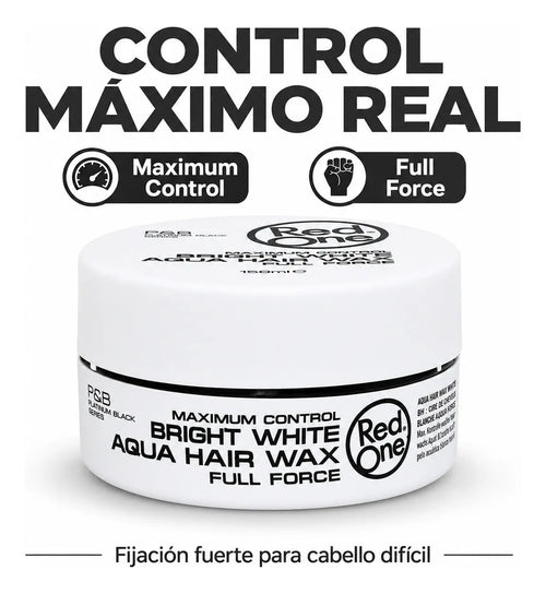 Cera Capilar Red One Bright White Control Fuerte 150ml