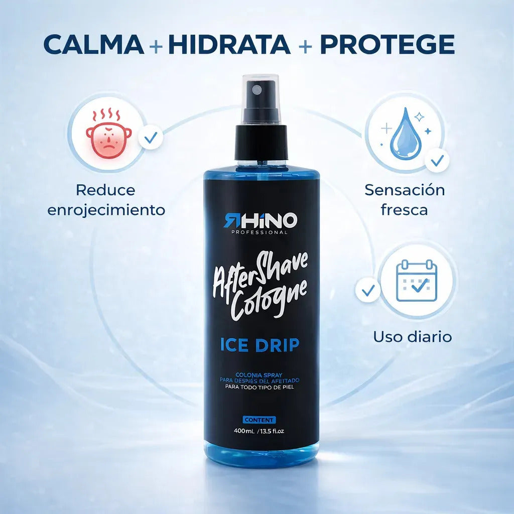 After Shave Hombre Fragancia Refrescante Ice Drip 400ml