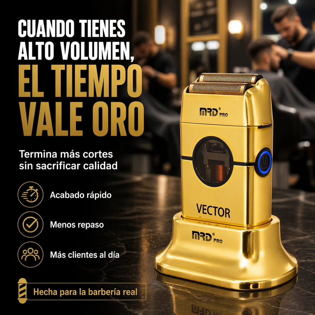 Maquina De Cortar Pelo Mrd Shaver Profesional 13.000rpm Gold