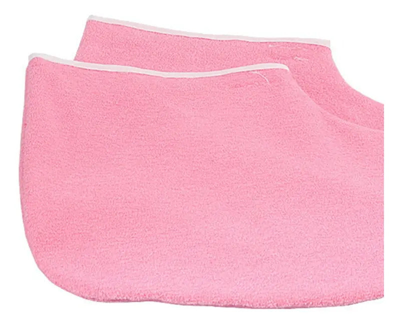 Kit de 2 Botines de Algodón para Parafinoterapia – Tratamiento de Hidratación Profesional