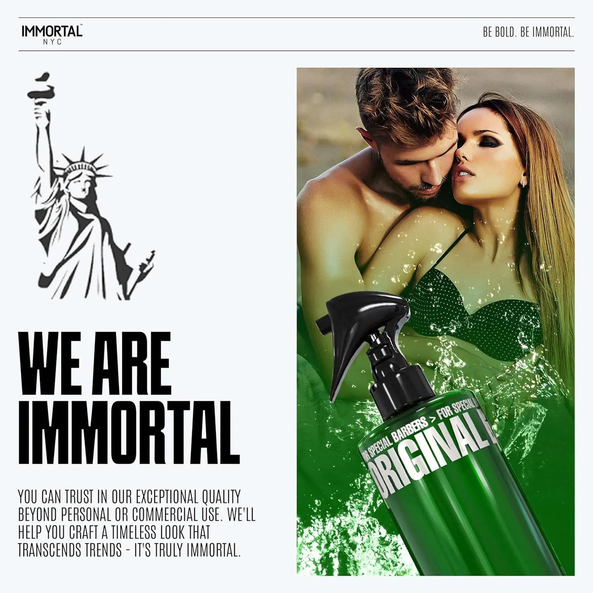 After Shave Immortal Premium Reserve 04 - Loción en Spray Profesional 500ml