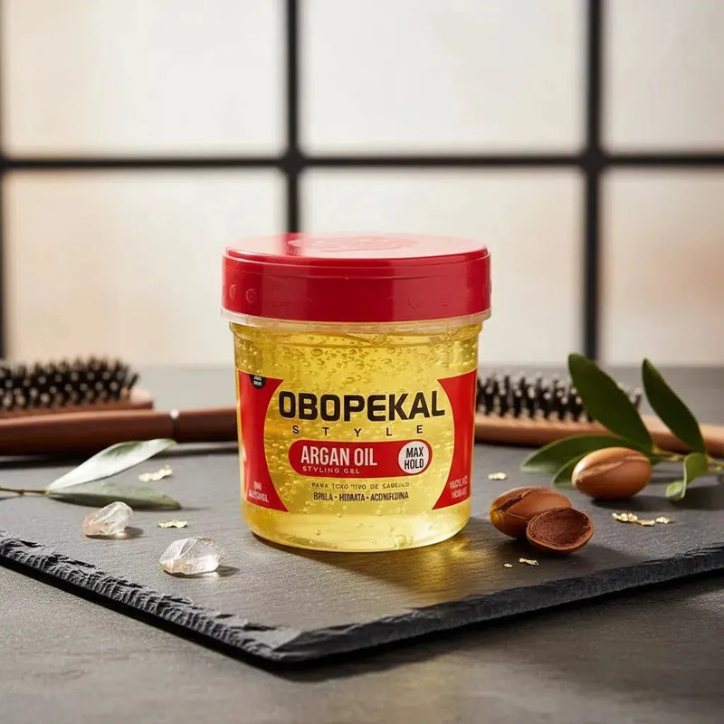 Gel Fijador De Cabello Alta Fijación Sin Resequedad  Argán