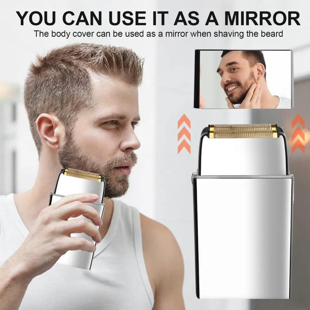 Afeitadora Profesional Kemei KM-TX5 Impermeable: Shaver de Titanio Hipolergénico