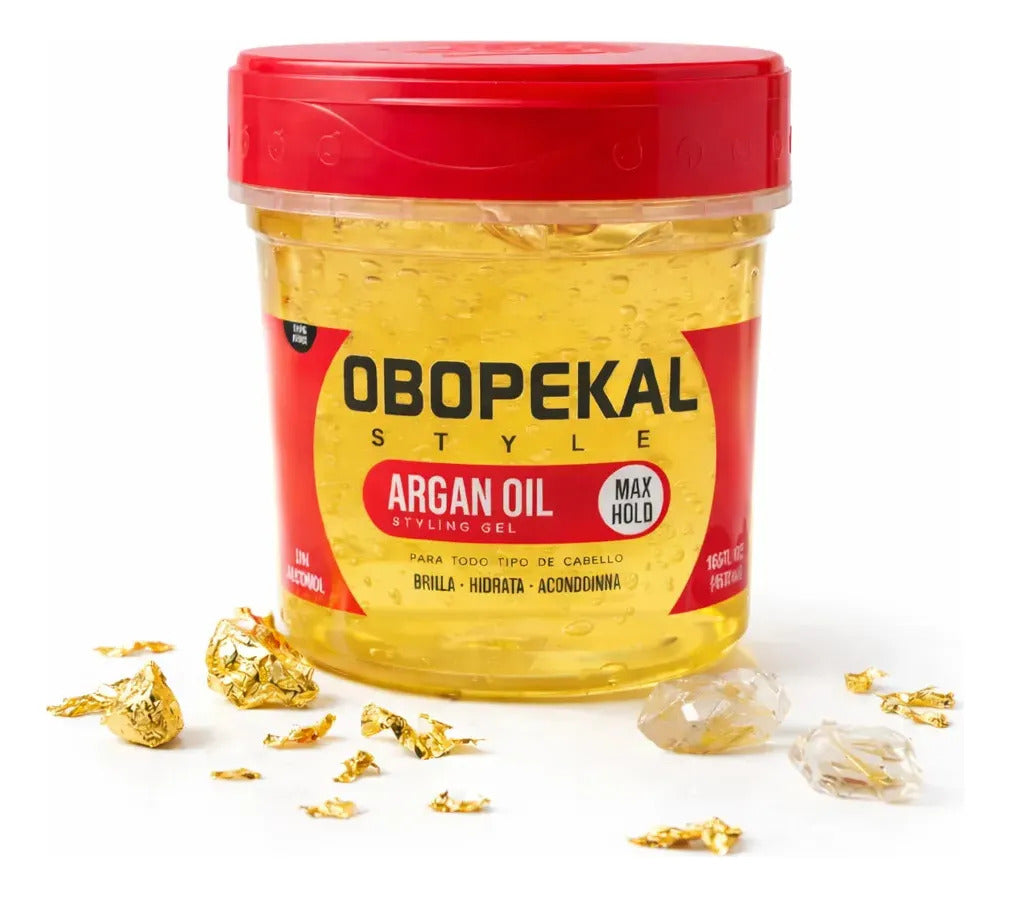 Gel Fijador De Cabello Alta Fijación Sin Resequedad  Argán