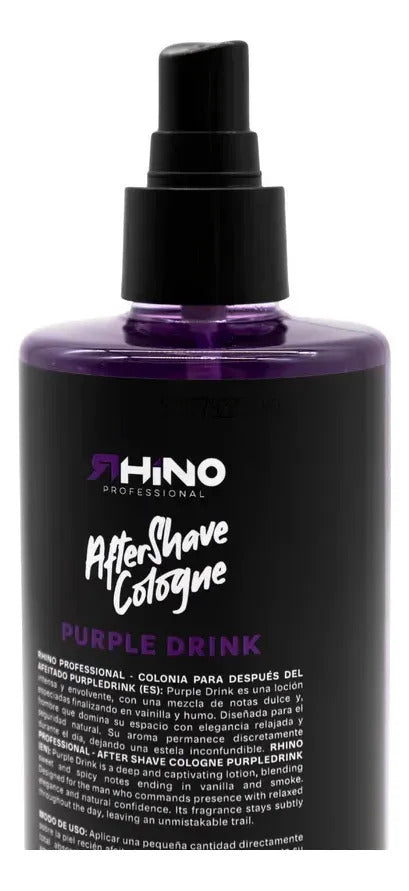 After Shave Rhino Purple Spray Hombre Calma Irritación Piel