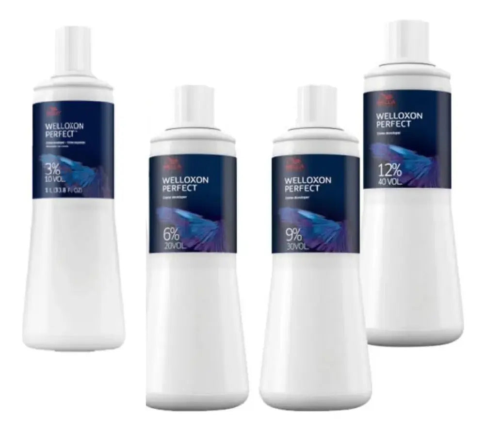 Agua Oxigenada Wella Welloxon Perfect 1L Oxidante Profesional