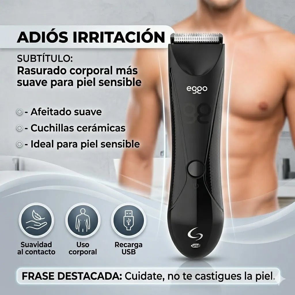Afeitadora Corporal Gama Eggo Rasuradora Inalámbrica Usb