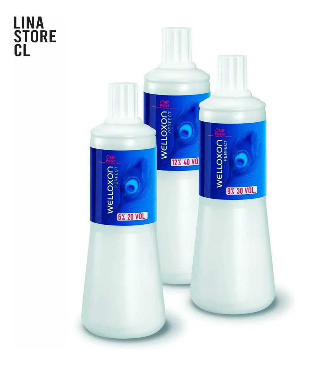 Agua Oxigenada Wella Welloxon Perfect 1L Oxidante Profesional
