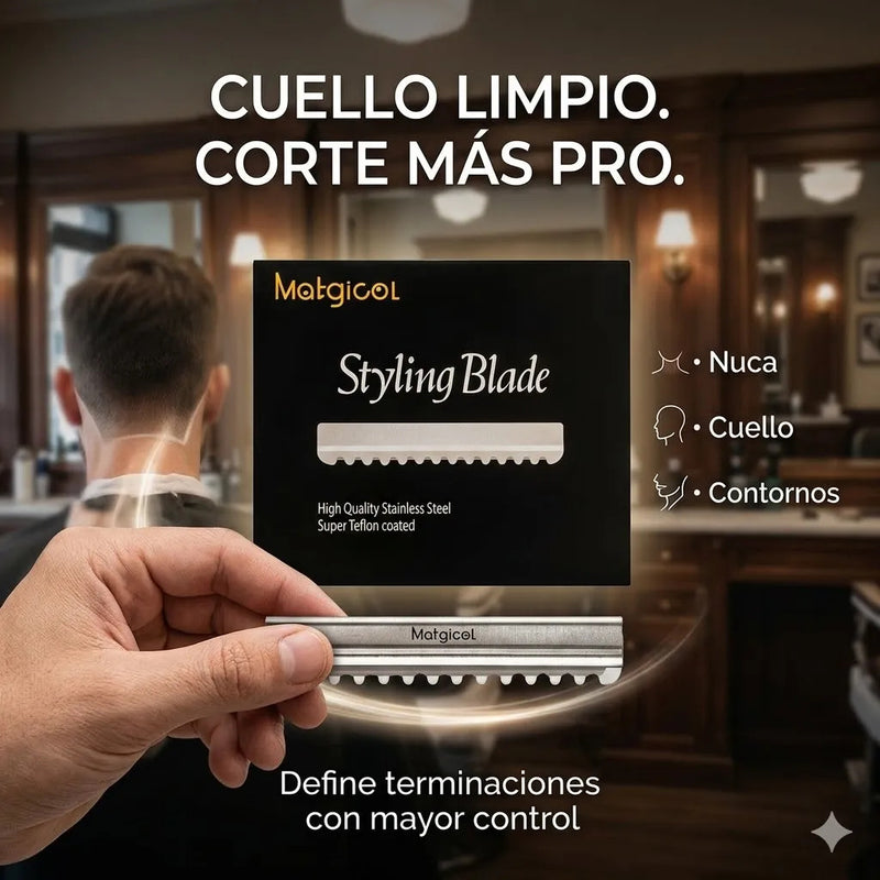 10 Cuchilla Navajas Styling Blade Hoja Dentada Perfilado L