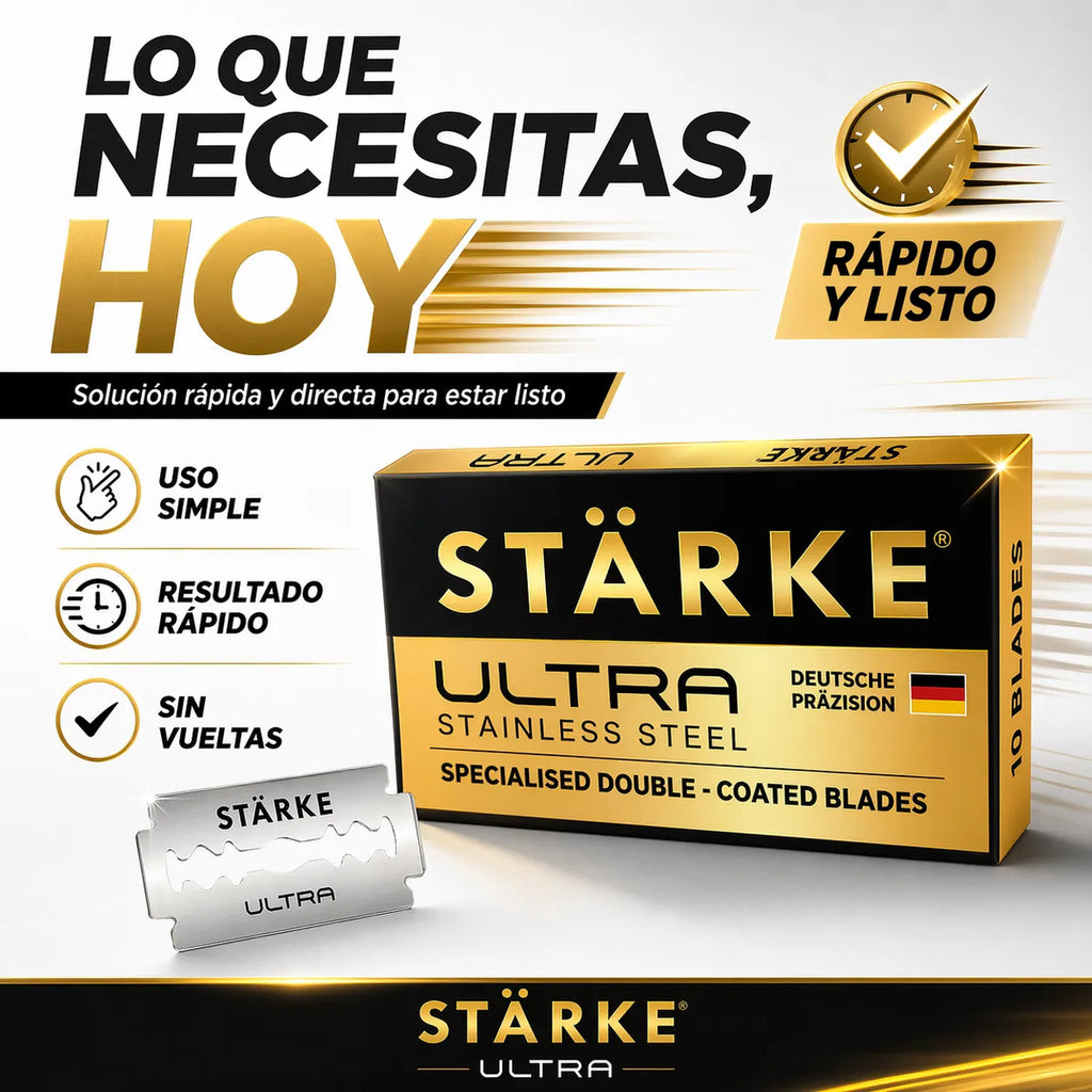 Hojillas De Afeitar Starke Ultra Cuchillas 100pcs Navajas