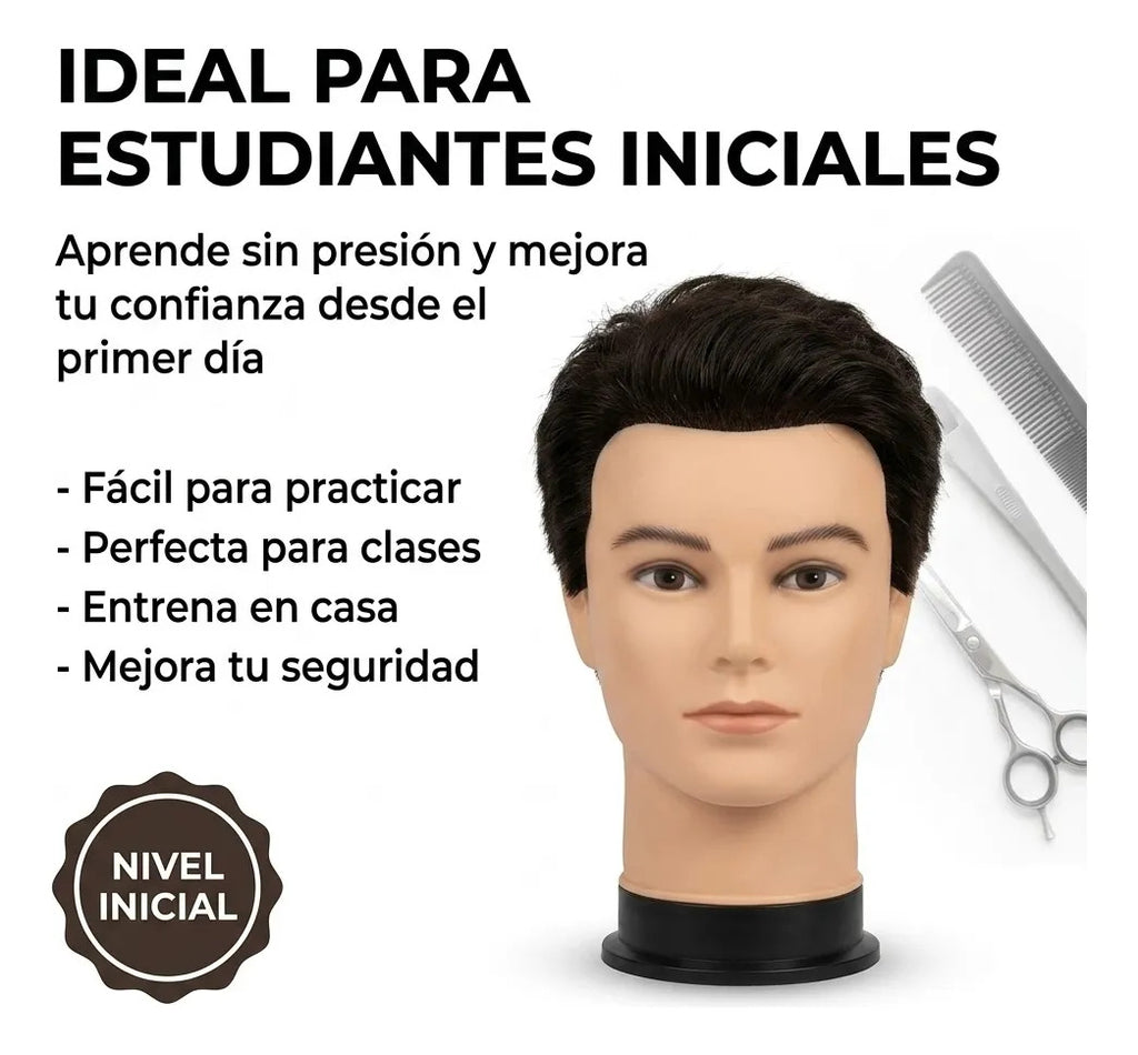 Cabeza De Estudio Peluquería Técnica Cabello Natural