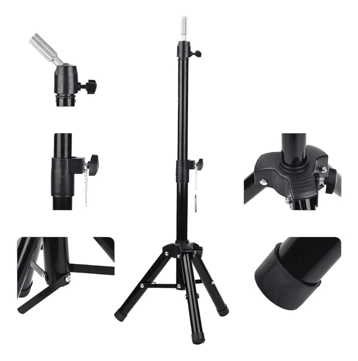 Soporte Trípode Profesional para Cabeza Técnica - Ajustable hasta 130cm