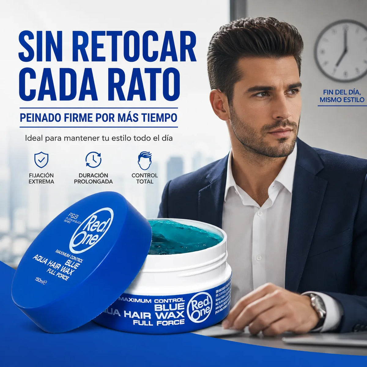 Cera Capilar Fijación Fuerte Aqua Hair Wax 150ml