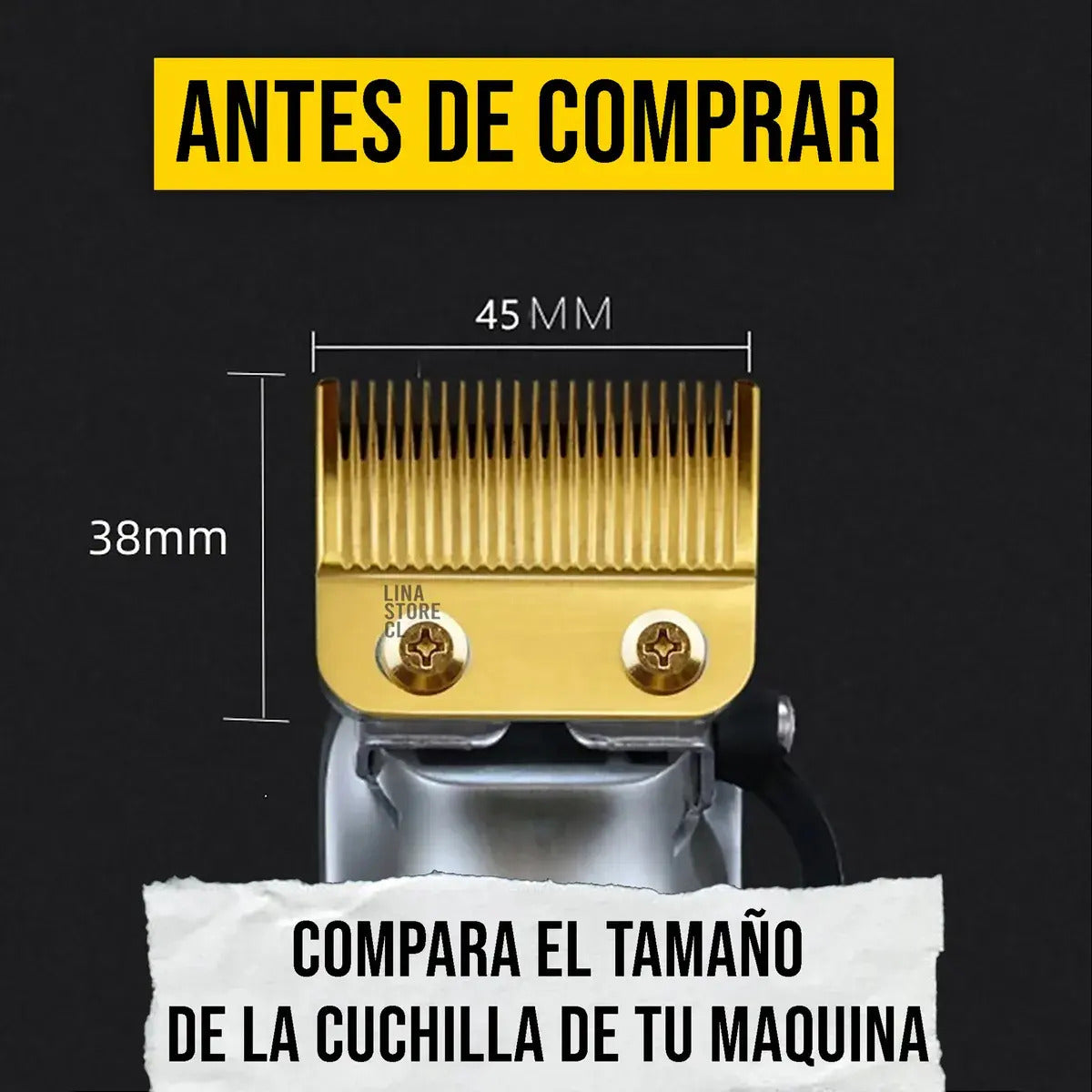 Set de 3 Peines Guía Intermedios para Máquinas Wahl - Clip Metálico (0.5, 1.5 y 1)