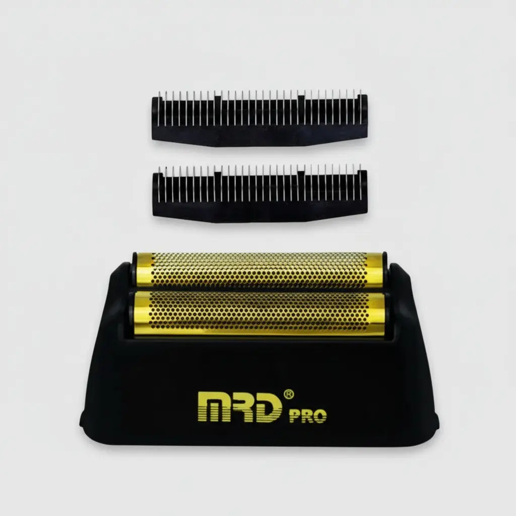 Repuesto Shaver Vector Mrd Con Mallas Y Cuchillas Negro Gold