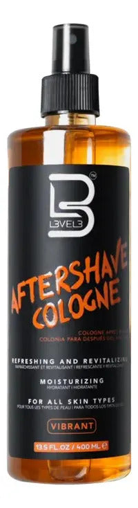 After Shave Colonia Level 3 Vibrant - Loción Post Afeitado Profesional 410ml