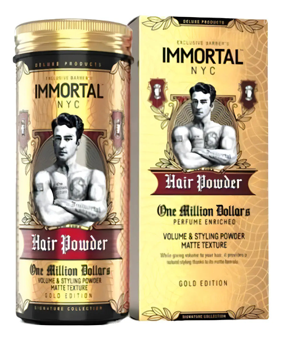 Polvo Texturizador Immortal NYC One Million Dollars - Volumen y Efecto Mate 20g