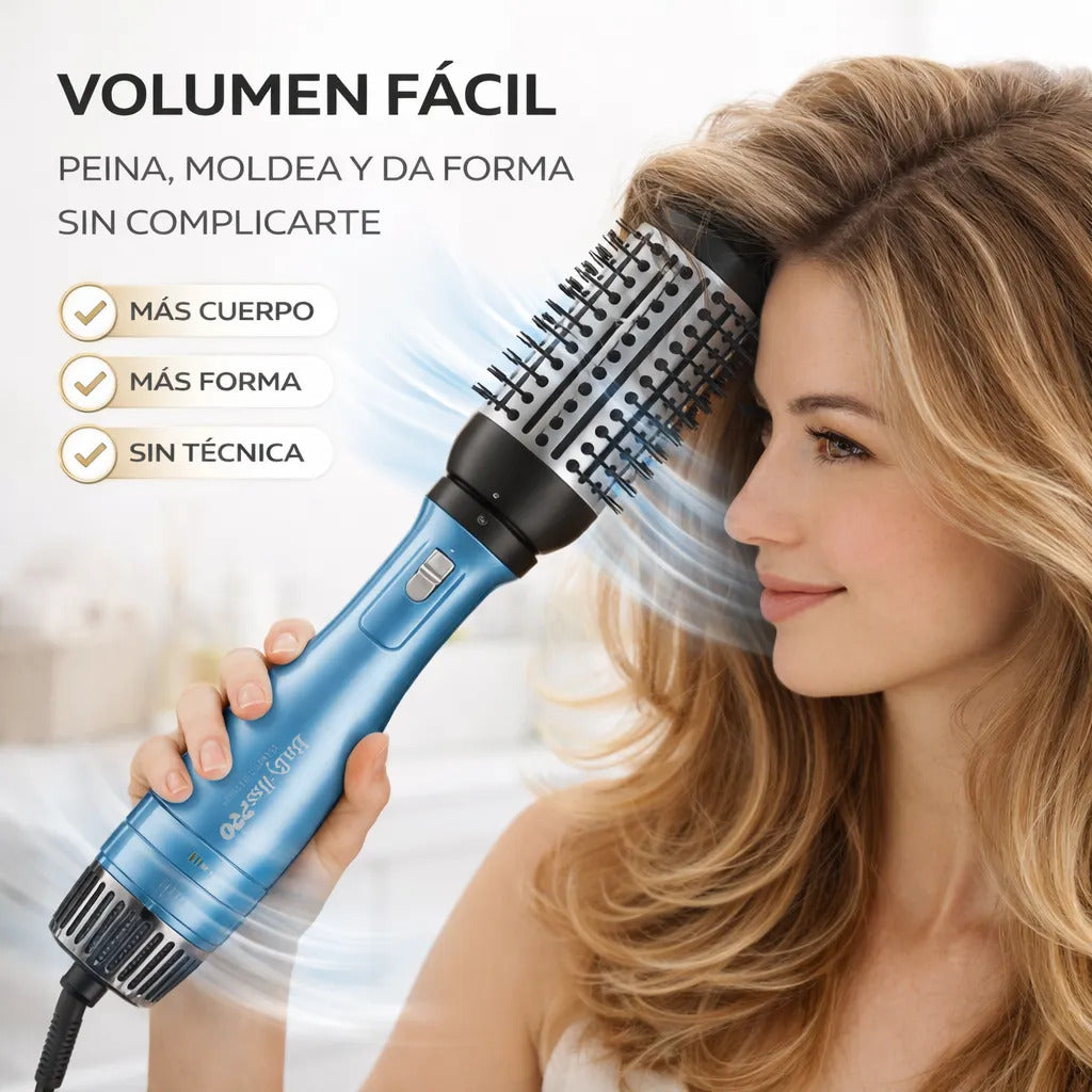 Cepillo Secador Babylisspro 2 En 1 Menos Frizz  Boquilla