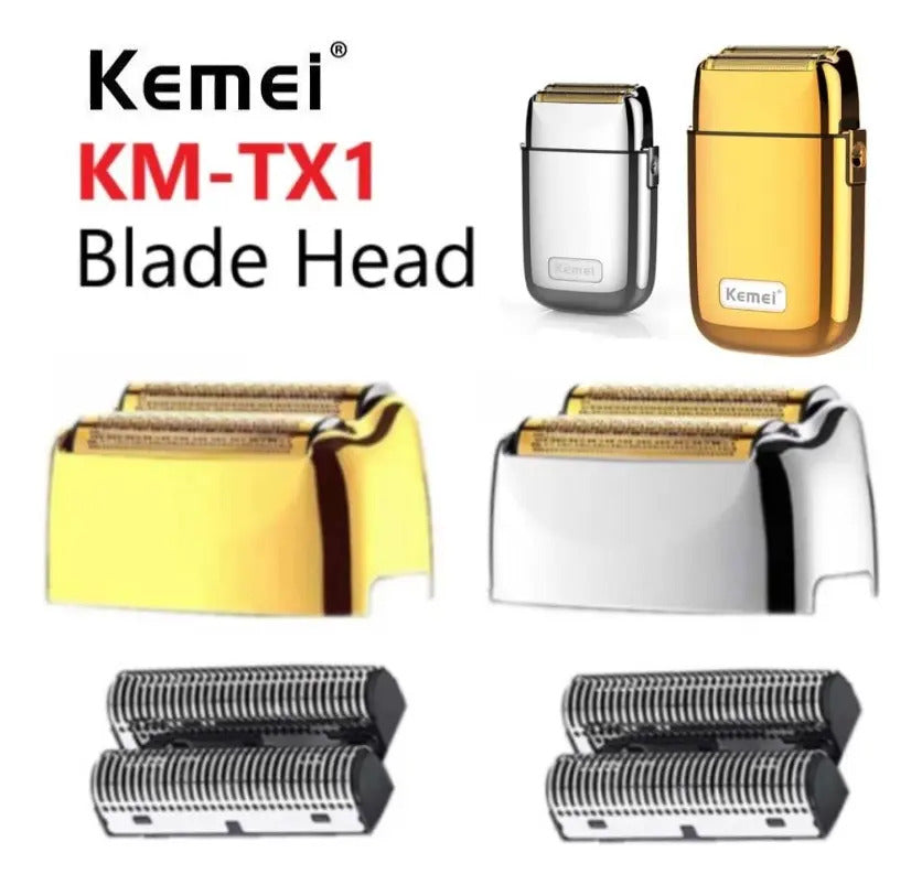Cabezal Repuesto De Maquina Afeitadora Km-tx1 / Tx3 Dorado