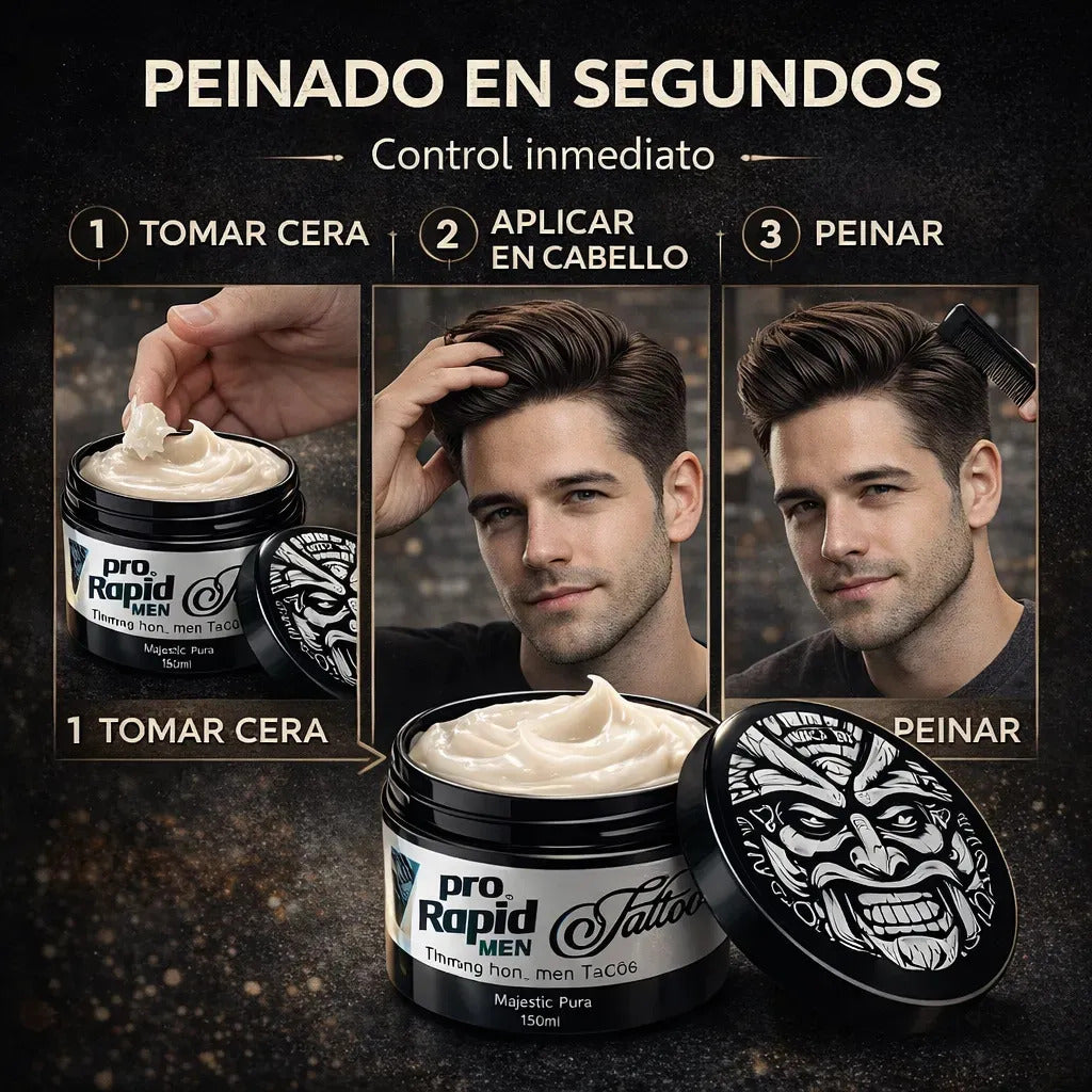 Cera Para Cabello Hombre Pro Rapid Men Inca 09 Estilo Unico
