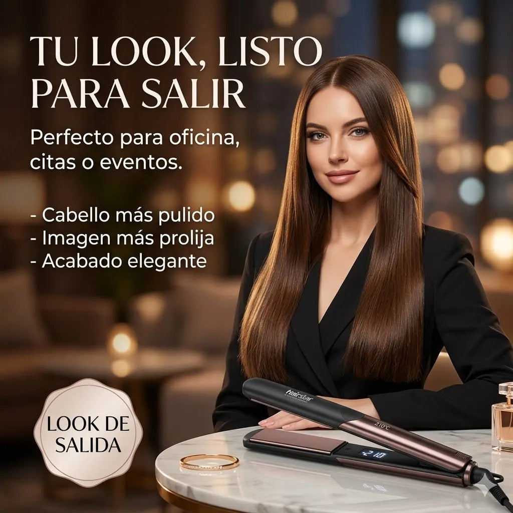 Plancha Alisadora Profesional Acabado Pulido Iron 8671