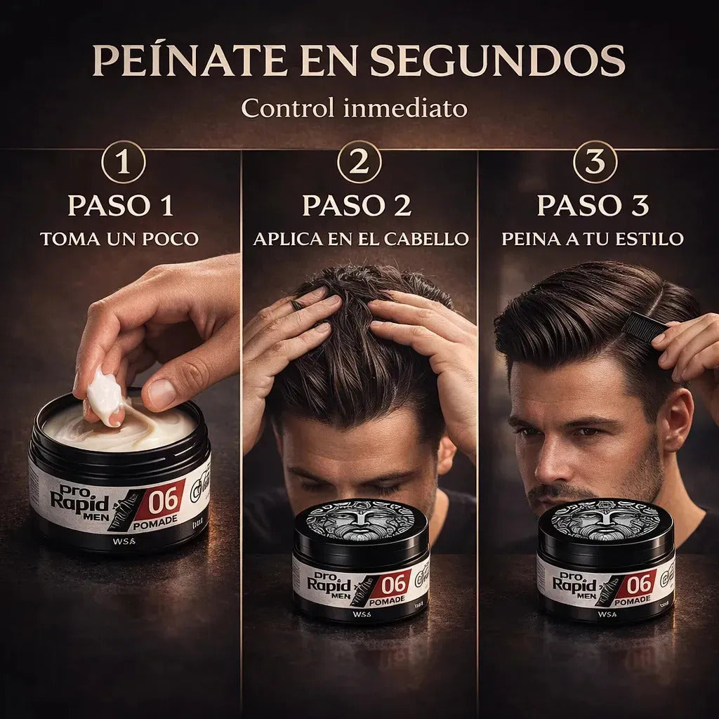 Cera Para Cabello Hombre Pro Rapid Fijación Alta 150ml