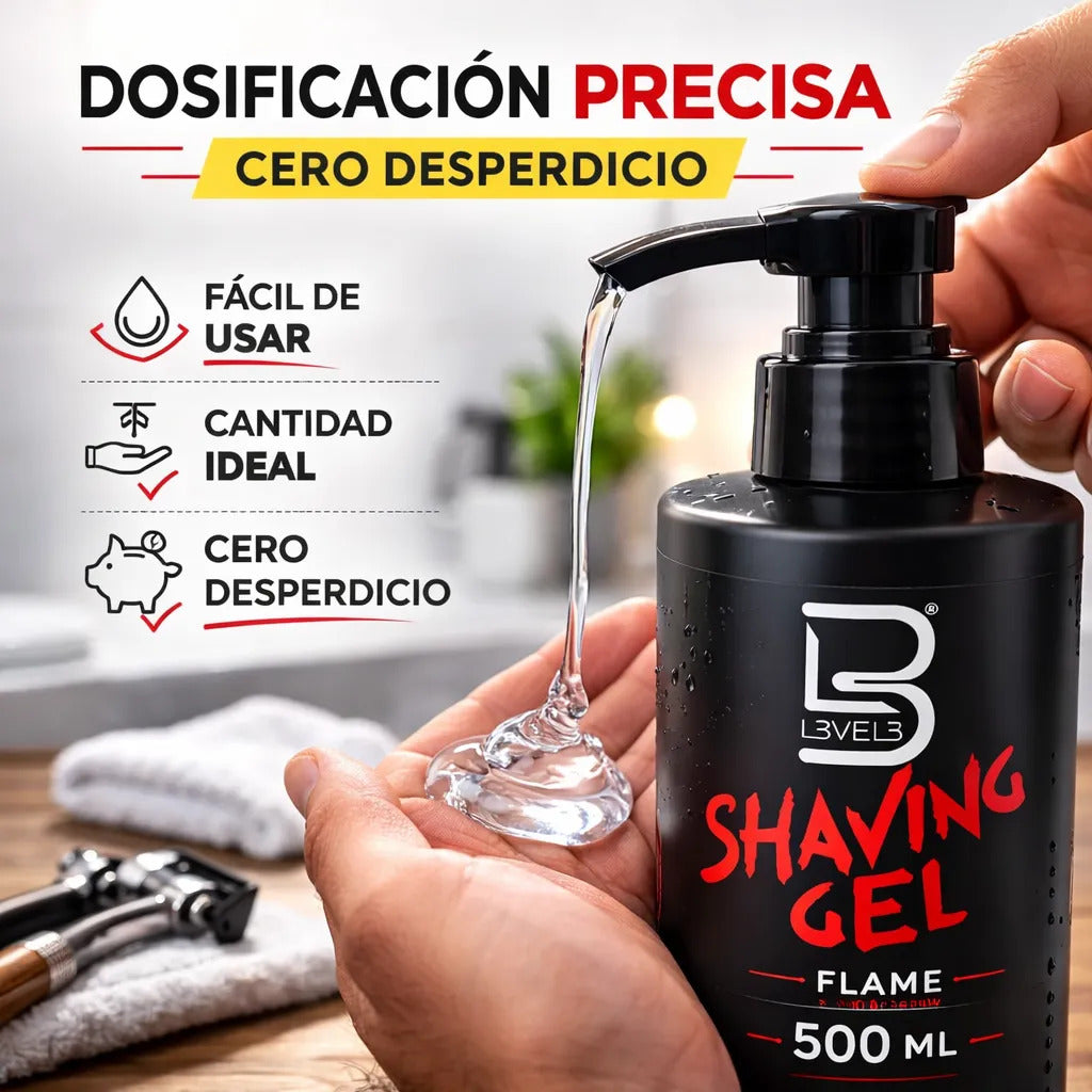 Gel De Afeitar Shaving 500ml Afeitado Preciso