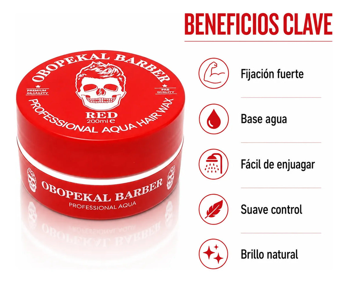 Cera Obopekal Para Barba Cabello Gel Pomada Capilar Barbería