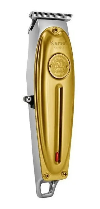 Kit de Barbería Profesional Kemei: Clipper 1986 + Trimmer i32S + Shaver TX1