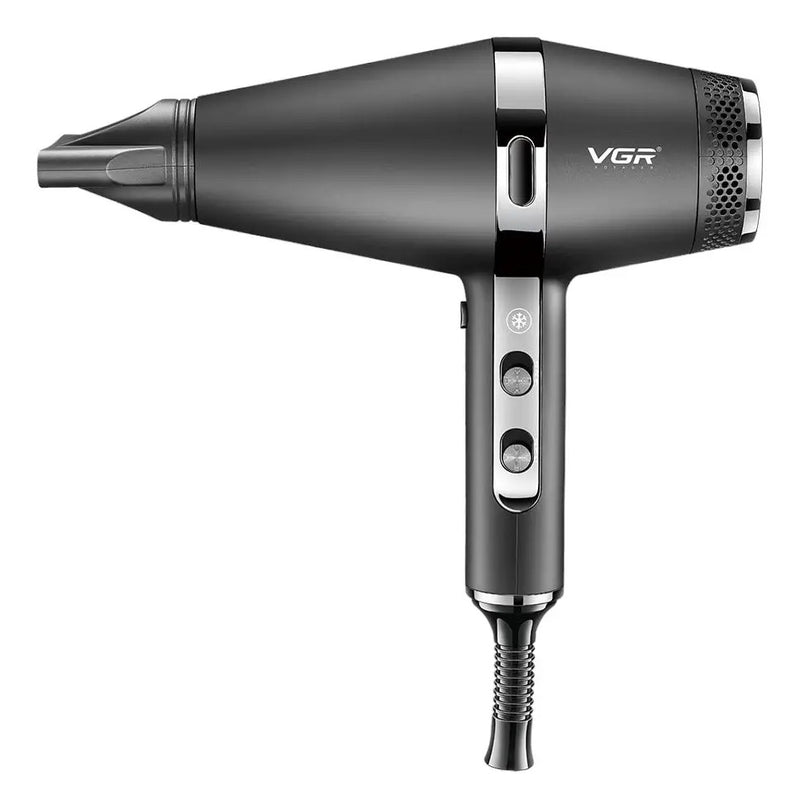 Secador de Pelo VGR V-451 Profesional 2200W Iónico con Difusor Negro