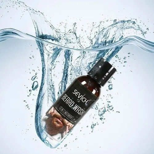 Shampoo para Barba Sevich 100ml - Limpiador Hidratante y Suavizante Profesional