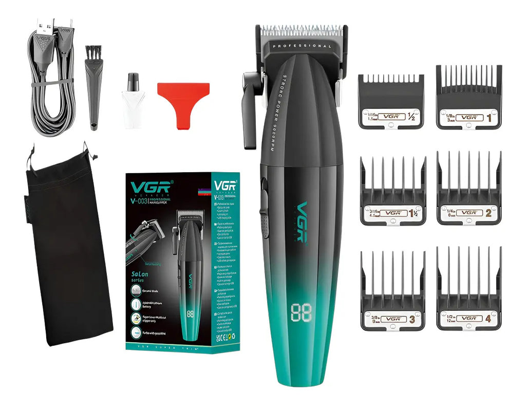 Máquina VGR V-003 Cortadora de Pelo Profesional Inalámbrica Portátil